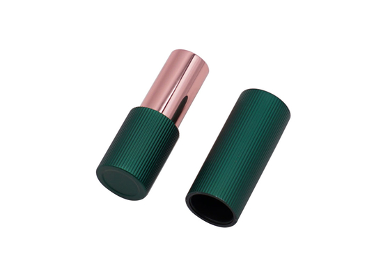 Envase interno de Alumium 12,1 magnéticos verdes del tubo de la barra de labios
