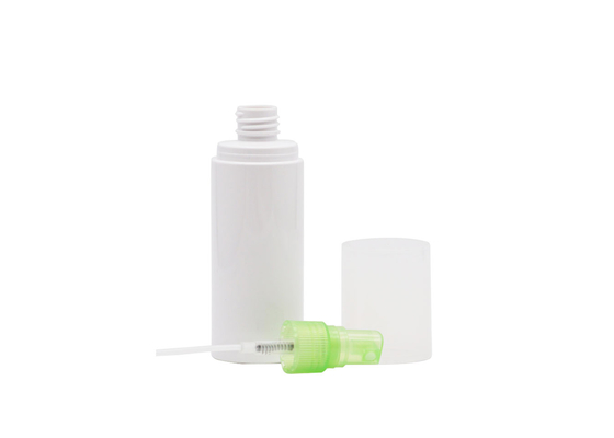 Cilindro blanco fino del animal doméstico 100ml de la niebla de la botella cosmética plástica del espray