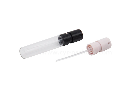 Mini Glass Perfume Tester Bottle con el atomizador plástico de la bomba 3ml del espray