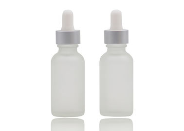 El dropper transparente helado del aceite esencial embotella 30ml, botellas de cristal cosméticas del dropper
