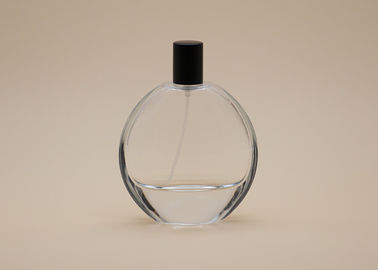 La botella de perfume redonda de cristal que se derramaba anti 100ml modificó dar para requisitos particulares superficial