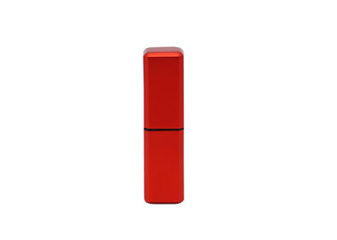Aluminio de empaquetado cosmético de lujo del color rojo del bulto de los envases del protector labial