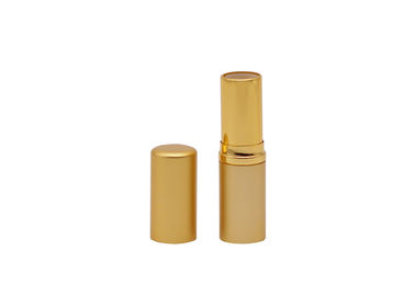 tubos amistosos de aluminio del protector labial de Eco del oro 4.5g para la botella del espray del protector labial