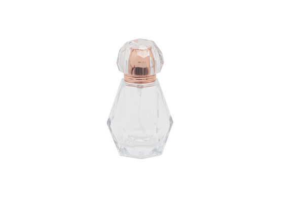 Botella gruesa cristalina del espray del maquillaje de la pared 50ml para el paquete del perfume