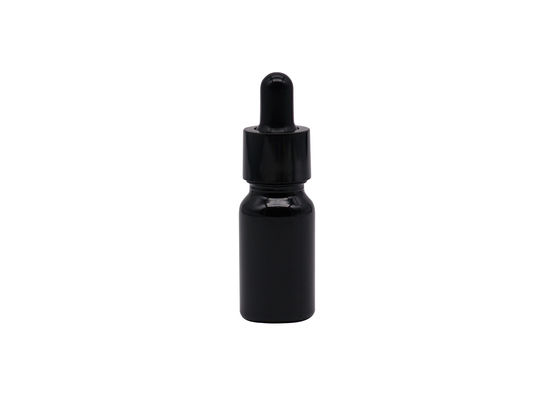 Botellas de cristal negras del dropper del aceite esencial de 30ml 50ml