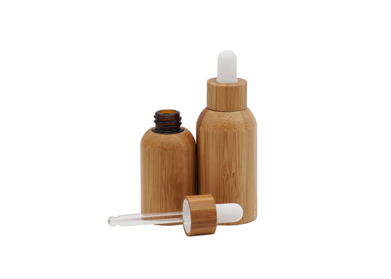 50ml bambú 18/410 botellas del dropper del aceite esencial