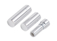 De plata brillantes abiertos rápidos de aluminio del tubo 3.5g de la barra de labios vacian