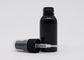 el espray plástico recargable negro de 20m m embotella la botella vacía del ANIMAL DOMÉSTICO con la bomba del Black Mist