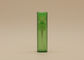 Botellas de cristal recargables verdes claras del espray de perfume con COMO cubierta de la botella del rectángulo