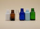 Botella de cerámica blanca de capa del dropper de aceite esencial del color vacío ambarino de las botellas