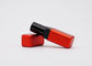 Aluminio de empaquetado cosmético de lujo del color rojo del bulto de los envases del protector labial
