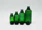 50ml verde cosmético botellas de cristal de 1 dropper de la onza