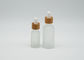 Botellas de cristal de bambú heladas del dropper del aceite esencial 50ml