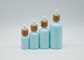 Casquillo de bambú cosmético vacío del dropper de 100ml Mini Dropper Bottles With White