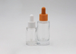 botella de vidrio cosmética del cuidado de piel del dropper 100ml del aceite esencial de 18m m