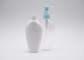 botella plástica blanca y transparente de 200ml del espray de la loción con la bomba azul