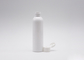 botella cosmética blanca del champú de la botella plástica 180ml con el casquillo del top del disco de 24m m
