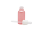 Cuidado personal de 50ml 100ml de aceite esencial de botellas del cristal del color cosmético vacío del rosa