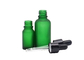 Paquete de cristal esencial verde helado de la botella del dropper de la botella de aceite 30ml 50ml
