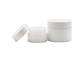 Cuidado personal poner crema de empaquetado cosmético vacío de cristal blanco del tarro 50g