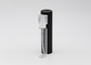 Negro de aluminio del perfume 10ml de la torsión del probador del cilindro cosmético recargable de la botella