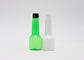 El tamaño largo cosmético plástico del cuello de la botella 100ml del espray del color verde atornilla el sellado caliente