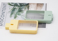 Botella de perfume recargable de la tarjeta de crédito del atomizador plástico amarillo del color 38ml