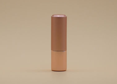 Tubos del protector labial del oro de Rose, envase ISO 9001/SGS del tubo de la barra de labios certificados