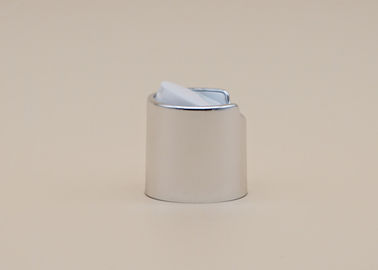 Casquillo de aluminio color plata del top del disco, color modificado para requisitos particulares de la cápsula del champú