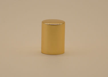 Logotipo modificado para requisitos particulares 16.3m m cosmético de la cápsula del oro brillante para la bomba del perfume