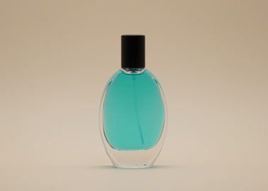 Cuello inferior pesado recargable plano de la encrespadura de las botellas 30ml 50ml del cosmético para el empaquetado del perfume