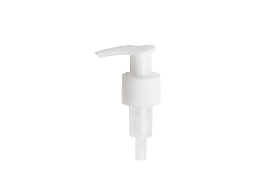 Dispensador blanco plástico de la bomba de la loción del desinfectante de la mano de 1cc 2cc 28/410