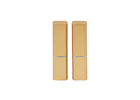 Envases de Matte Gold Empty Lip Scrub, tubos de encargo del protector labial