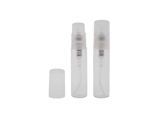 3ml Mini Plastic Perfume Bottle Tester vacío con la bomba clara del espray del atomizador