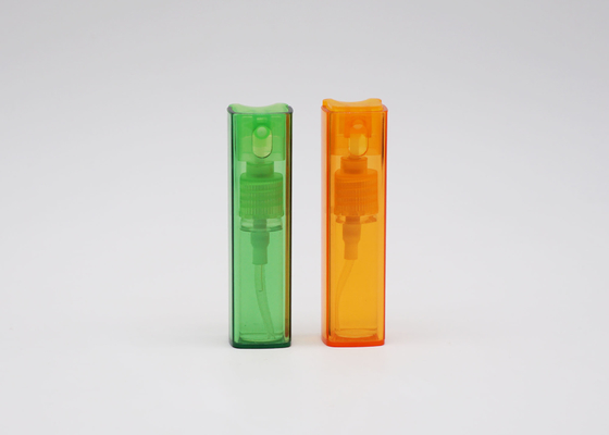 plástico colorido del perfume 10ml del probador de la botella del atomizador cuadrado recargable del animal doméstico