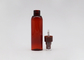 Botella vacía cosmética plástica rojo oscuro 60ml 50ml del ANIMAL DOMÉSTICO con el rociador fino de la niebla