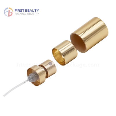 Pumpas de perfume de oro de aluminio de plástico FEA15