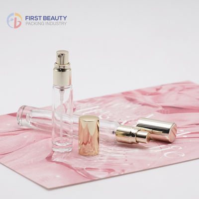 Flacon de prueba de perfume de color negro o personalizado / flacon de muestra de olor con pulverizador de presión
