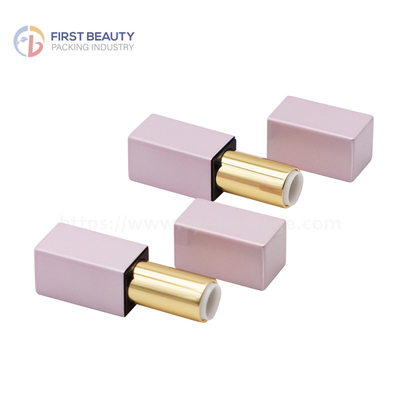 Cosmético vacío redondo de lápiz labial tubo de aluminio caso con superficie impresa a color personalizado