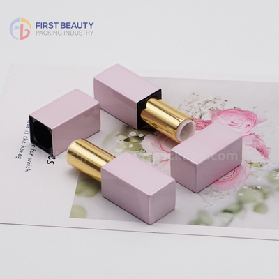 Tubo de lápiz labial de plástico de aluminio personalizado con capacidad de 3.8 g