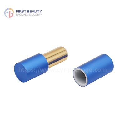 Glamouroso tubo de lápiz labial magnético de 3.8g con superficie pintada con spray vibrante