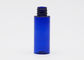 Botellas plásticas del espray del ANIMAL DOMÉSTICO recargable azul de 30 ml con la bomba verde clara de la niebla