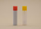 Forma opcional del cilindro del color del protector labial 5g de los envases ligeros del tubo