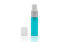 Botellas plásticas recargables del espray de 10 ml con el rociador de plata brillante 13/415 del perfume