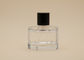Botella cosmética del espray del casquillo negro, pared pesada hexagonal de la botella de perfume 50ml