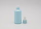 Botella de aceite azul del dropper 30ml del perfume del tubo plástico de la pipeta