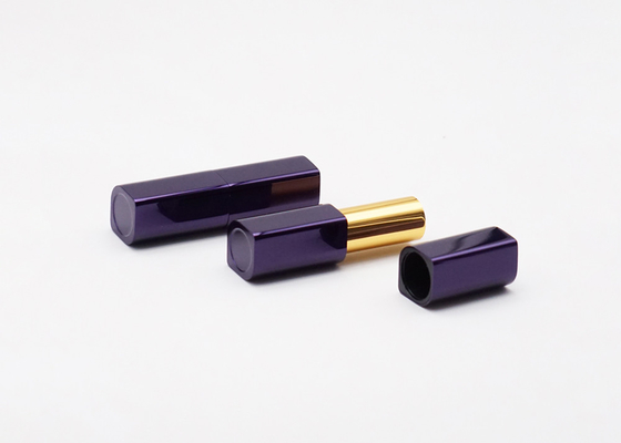 El Rhombus de capa ULTRAVIOLETA forma los tubos de aluminio del protector labial lindos