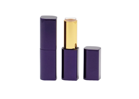 El Rhombus de capa ULTRAVIOLETA forma los tubos de aluminio del protector labial lindos