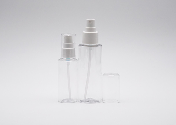 botella redonda cosmética fina plástica del espray de 60ml 50ml Misty Spray Bottle PE