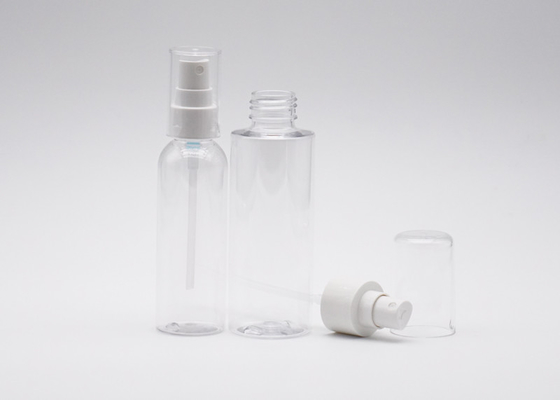botella redonda cosmética fina plástica del espray de 60ml 50ml Misty Spray Bottle PE